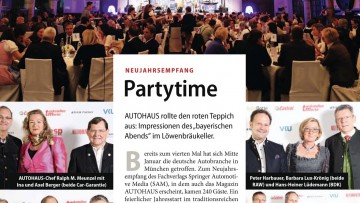Neujahrsempfang: Partytime