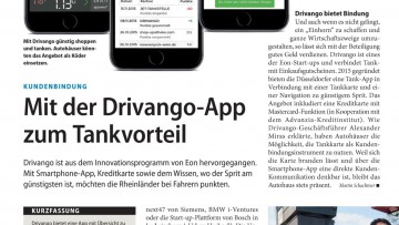 Kundenbindungg: Mit der Drivango-App zum Tankvorteil