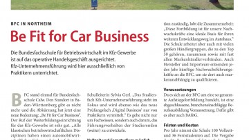 BFC in Northeim: Be Fit for Car Business