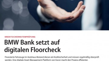 Kreditsicherheitenprüfung: BMW Bank setzt auf digitalen Floorcheck