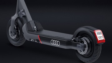 Egret baut den Audi-Scooter: Zwei Räder mit vier Ringen