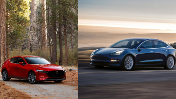 Logische Bedienbarkeit: Mazda 3 deutlich vor Tesla Model 3