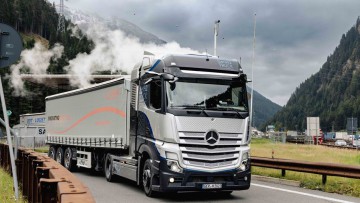 Daimler Truck führt erste Höhenerprobungen mit H2-Lkw durch