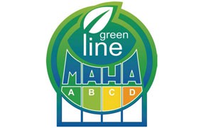 Logo MAHA Green line