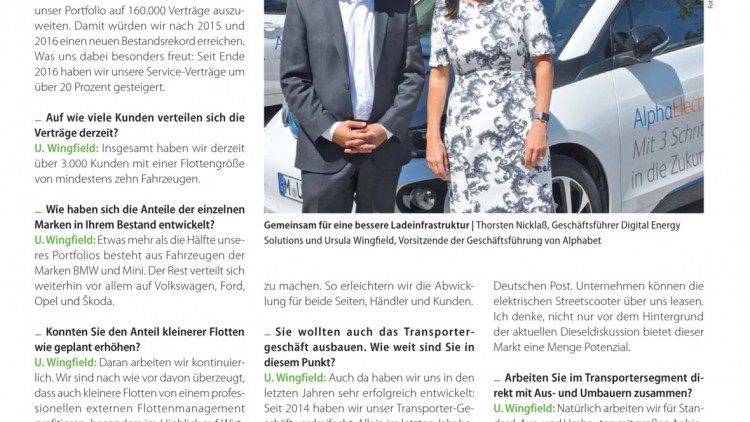 "Wirtschaftlichkeit und Ökologie" | autoflotte.de