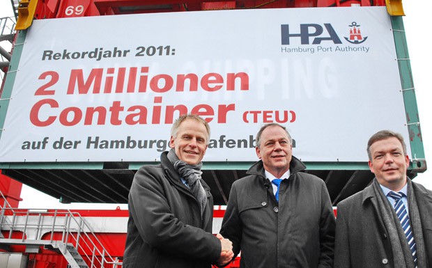 Hafen Hamburg: Zwei Millionen Container in einem Jahr auf der Bahn