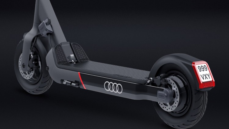Egret baut den Audi-Scooter: Zwei Räder mit vier Ringen