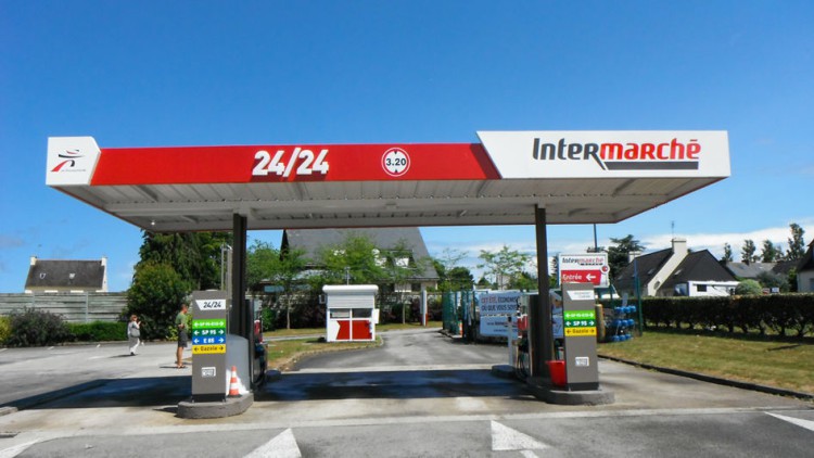 Intermarche-Tankstelle Frankreich UTA